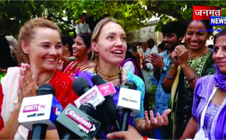 गिरिराज महाराज का हुआ भव्य महाभिषेक, देश-विदेश से हजारों श्रद्धालु पहुंचे गोवर्धन