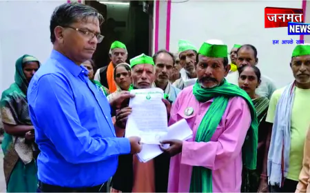 आठ सूत्रीय मांगों को लेकर किसान संगठनों ने जिलाधिकारी को सौंपा ज्ञापन, समस्याओं के समाधान की चेतावनी