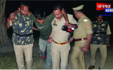 अमेठी में गोकशी की योजना बना रहा बदमाश पुलिस मुठभेड़ में गिरफ्तार, एक फरार