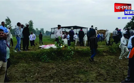 दबंगों ने श्मशान भूमि पर किया कब्जा, दो गज ज़मीन को तरसी मृतक युवक की अर्थी