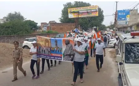 भारत के लौह पुरुष सरदार वल्लभभाई पटेल जी की जयंती पर हाथरस के इंटर कॉलेज में भव्य आयोजन किया गया !