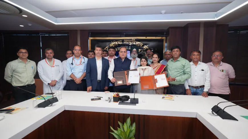 लखनऊ डॉ. राम मनोहर लोहिया संस्थान में नई ओपीडी का उ‌द्घाटन और ऑपरेशन कराए गए बच्चों को ब्रेसेस का वितरण !
