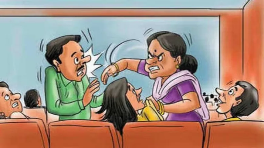 रंगे हाथ पकडे गए पतिदेव ने गर्लफ्रेंड से पिटवा दी धर्मपत्नी.. सडक पर हुआ फैमिली ड्रामा !
