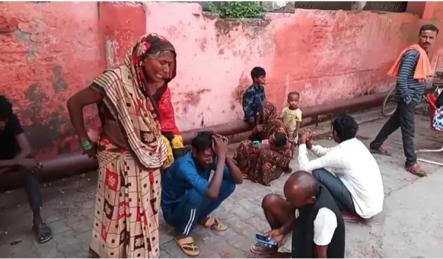 अलीगढ में  सांड ने मचाया "आतंक"... 