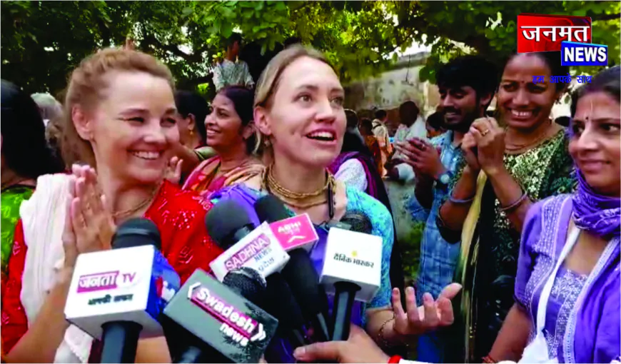 गिरिराज महाराज का हुआ भव्य महाभिषेक, देश-विदेश से हजारों श्रद्धालु पहुंचे गोवर्धन