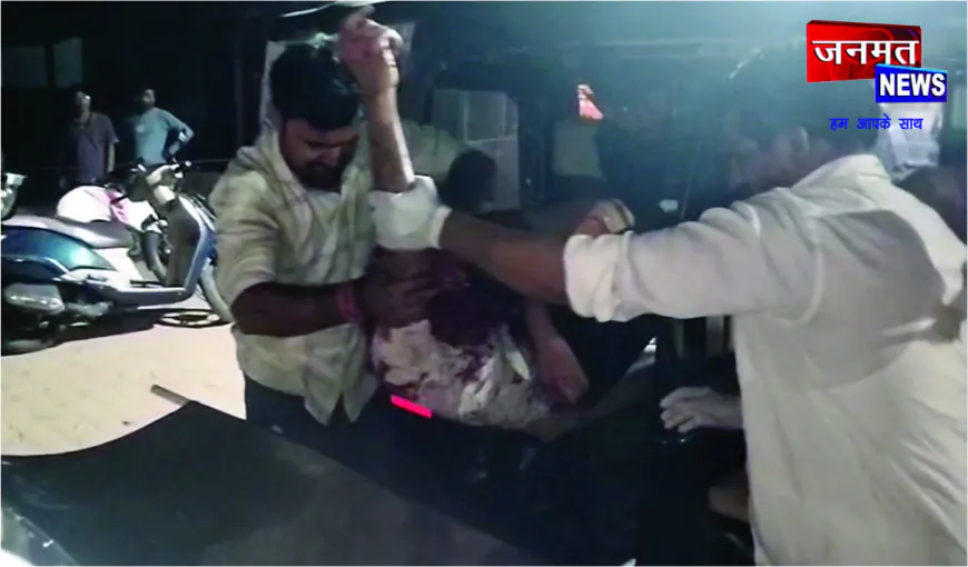 तेज रफ्तार दो बाइकों की आमने-सामने भिड़ंत में एक युवक की मौत, दंपति व दो बच्चे गंभीर घायल