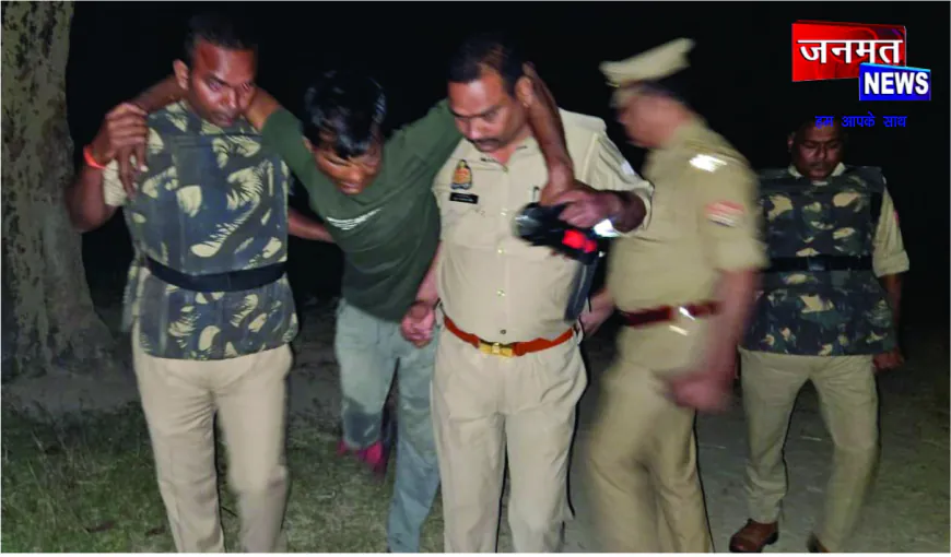 अमेठी में गोकशी की योजना बना रहा बदमाश पुलिस मुठभेड़ में गिरफ्तार, एक फरार