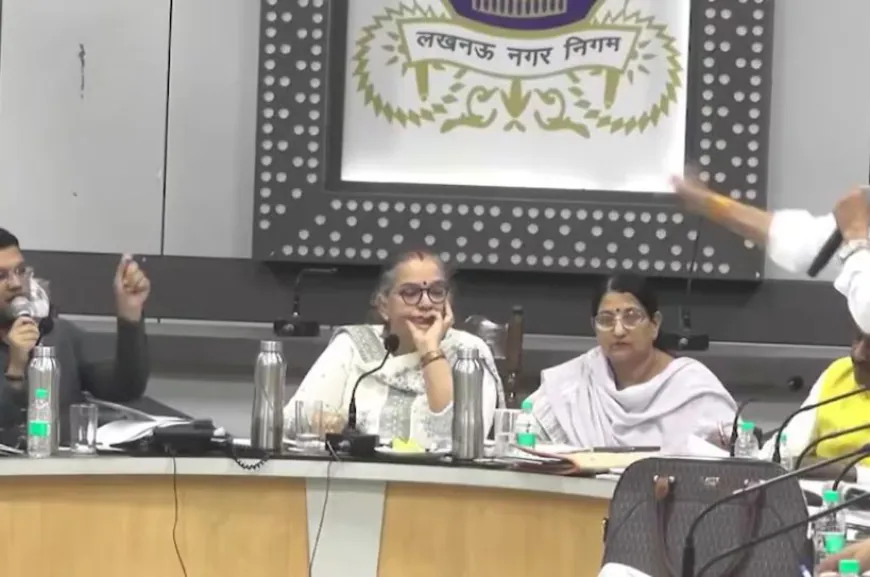 लखनऊ: मेयर सुषमा खारवाल और नगर आयुक्त गौरव कुमार के बीच तीखी नोकझोंक, कार्यकारिणी बैठक बीच में ही भंग