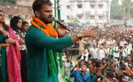 '...तो बिहार में 200 मंदिर बनाकर दिखाइए' – खेसारी लाल यादव का NDA पर तीखा हमला, उठाए रोजगार और शिक्षा के सवाल