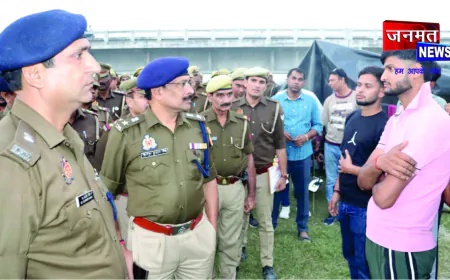 कार्तिक पूर्णिमा गंगा स्नान मेले की तैयारियों का एसएसपी ने लिया जायजा, सुरक्षा व्यवस्था को लेकर दिए सख्त निर्देश