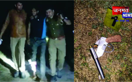 पुलिस की मुठभेड़ में मूकबधिर किशोरी से दुष्कर्म के आरोपी घायल, गिरफ्तार