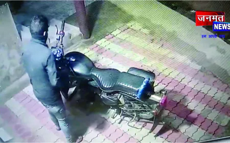 गुलरिहा में चोरों के हौसले बुलंद, मां कृपा गारमेंट्स के बाहर से बुलेट बाइक चोरी