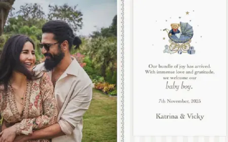 Baby Boy के पेरेंट्स बने विक्की- कटरीना, जन्म के बाद शेयर की पहली पोस्ट