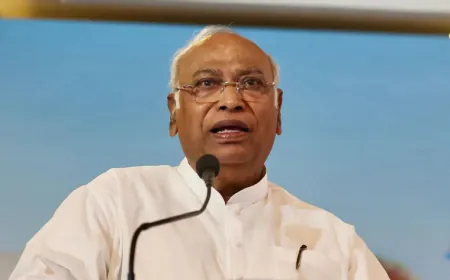 'वंदे मातरम् की ध्वज वाहक है कांग्रेस', खरगे ने राष्ट्रीय गीत को लेकर संघ-भाजपा पर लगाए आरोप