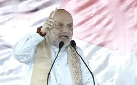 पूर्णिया में गरजे अमित शाह- सीमांचल को घुसपैठियों का अड्डा बनाना चाहते हैं राहुल-तेजस्वी