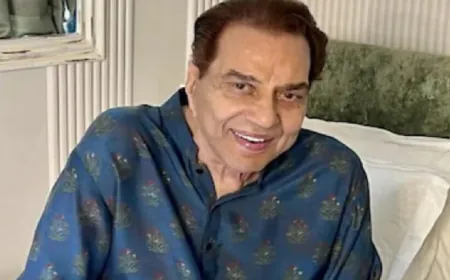 अभिनेता धर्मेंद्र की बिगड़ी तबीयत, ब्रीच कैंडी अस्पताल में भर्ती; उम्र संबंधी समस्याओं से हैं पीड़ित