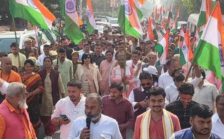 दयात्रा निकालकर  एक भारत, श्रेष्ठ भारत का दिया संदेश