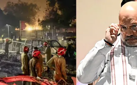 दिल्ली ब्लास्ट पर अमित शाह की हाई लेवल मीटिंग जारी, गृह सचिव व IB चीफ भी मौजूद