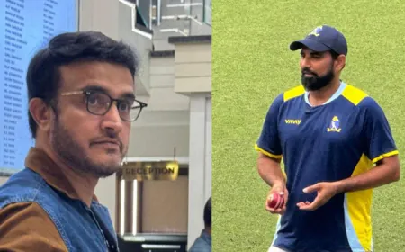 फिट है शमी, होनी चाहिए वापसी; तेज गेंदबाज के सपोर्ट में उतरे सौरव गांगुली