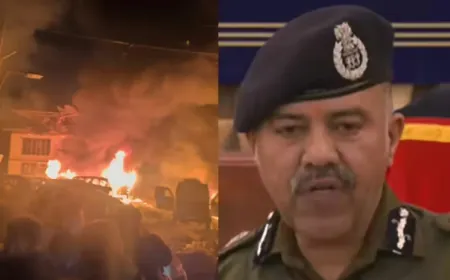 जम्मू-कश्मीर: नौगाम थाने में धमाके पर बड़ा खुलासा, DGP नलिन प्रभात ने बताई ये बात