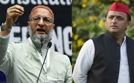 'कब तक बकवास करते रहोगे', SIR और EVM को लेकर अखिलेश यादव पर भड़के ओवैसी