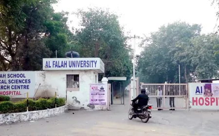 दिल्ली ब्लास्ट केस: अल-फलाह यूनिवर्सिटी पर ED का एक्शन, 4 राज्यों में 30 ठिकानों पर रेड