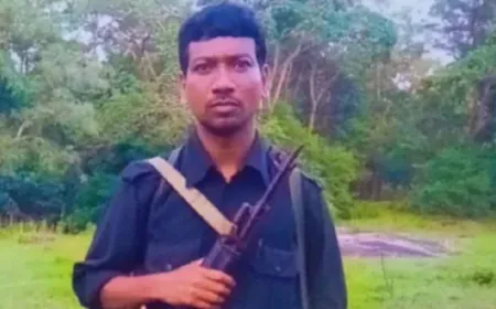 मारा गया एक करोड़ का इनामी नक्सली हिड़मा, पत्नी और छह नक्सलियों के शव बरामद