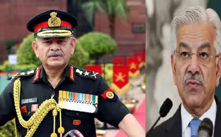 आर्मी चीफ के 'ट्रेलर' वाले बयान से खौफ में पाकिस्तान, रक्षा मंत्री बोले- फिर हमला करेगा भारत