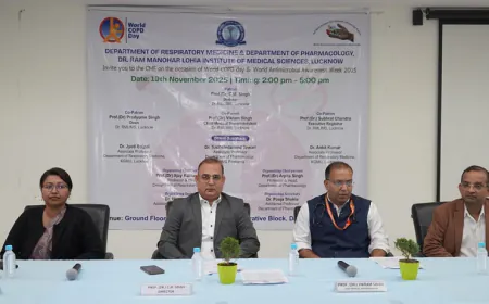 RML संस्थान ने विश्व COPD दिवस पर आयोजित किया जागरूकता सप्ताह, श्वसन रोगों पर दी महत्त्वपूर्ण जानकारी