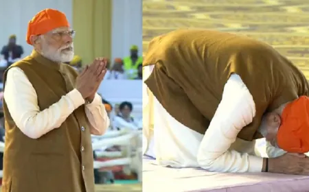 पीएम मोदी ने शहीदी समागम व गीता महोत्सव में हुए शामिल, गुरु तेग बहादुर को अर्पित किए श्रद्धासुमन