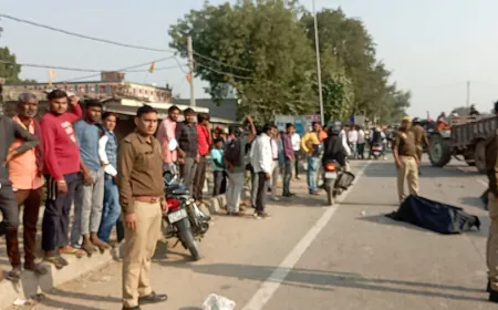 औरैया: तेज रफ्तार डंपर ने स्कूटी सवार पति-पत्नी को कुचला, मौके पर ही मौत; CCTV खंगाल रही पुलिस