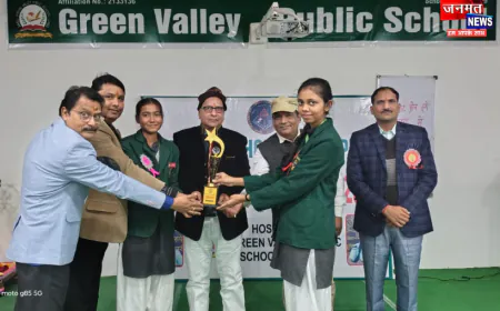 औरैया: अंतर विद्यालय सहोदया वाद–विवाद प्रतियोगिता में ग्रीन वैली स्कूल विजेता, दस विद्यालयों ने किया प्रतिभाग