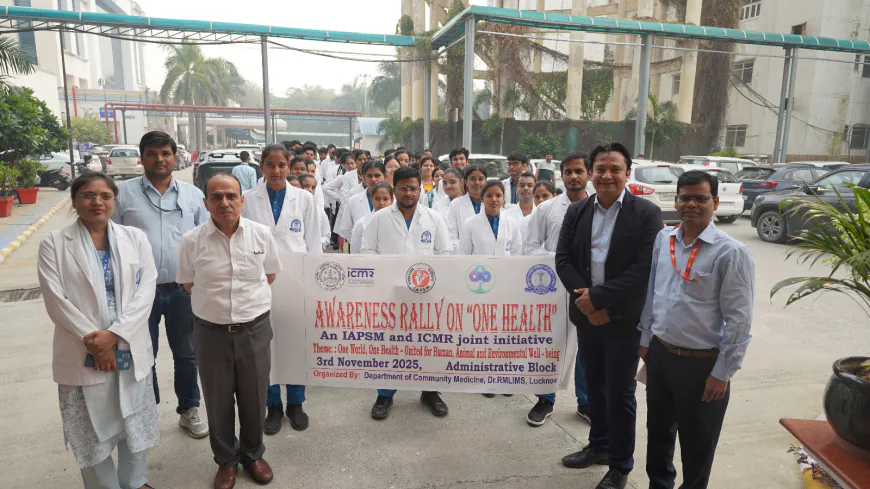 वन हेल्थ पहल के अंतर्गत पर्यावरण जागरूकता पदयात्रा का आयोजन