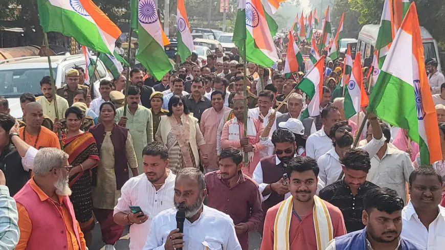 दयात्रा निकालकर  एक भारत, श्रेष्ठ भारत का दिया संदेश