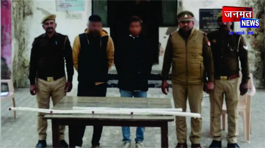 पुलिस कार्रवाई में हिस्ट्रीशीटर सहित दो वांछित आरोपी गिरफ्तार