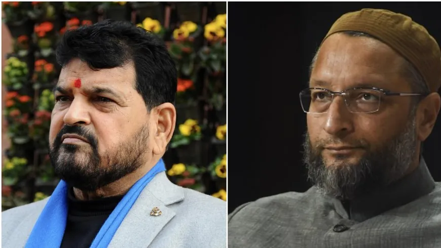 ओवैसी खानदानी, मुसलमान होना उनका गुनाह; बृजभूषण सिंह ने बांधे AIMIM चीफ के तारीफों के पुल