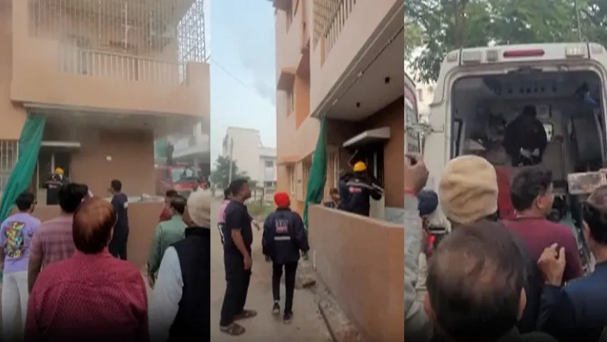 गुजरात: गोधरा में AC में शॉर्ट सर्किट से पूरे घर में फैली आग, पति-पत्नी और दो बेटों की मौत