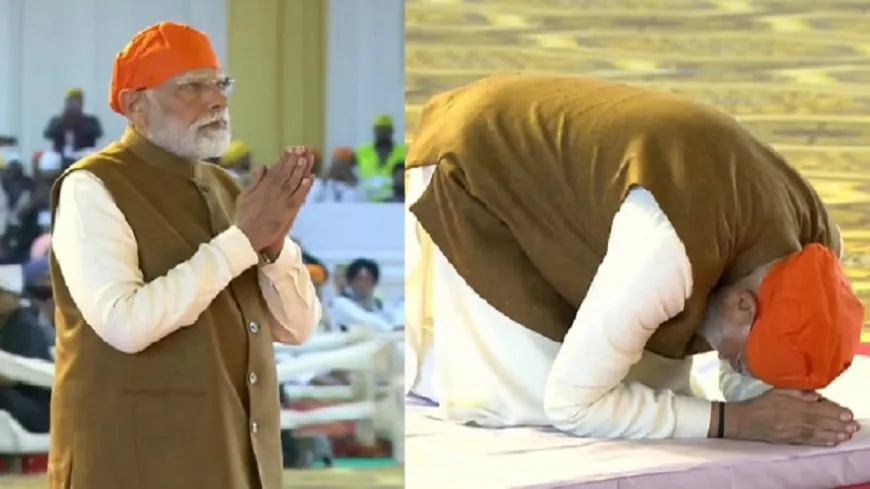 पीएम मोदी ने शहीदी समागम व गीता महोत्सव में हुए शामिल, गुरु तेग बहादुर को अर्पित किए श्रद्धासुमन