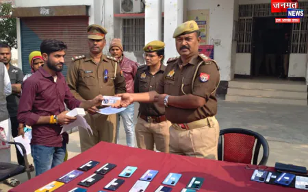 रायबरेली पुलिस ने बरामद किए लगभग 15 लाख रुपये कीमत के 101 मोबाइल फोन, लोगों ने की सराहना