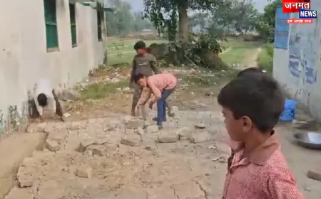 रायबरेली: स्कूल में पढ़ाई की जगह बच्चों से करवाई गई मजदूरी, वीडियो वायरल; अधिकारियों में हड़कंप