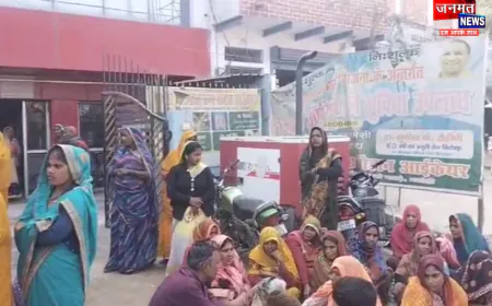 भदोही: पार्वती हॉस्पिटल में प्रसूता की संदिग्ध मौत के बाद हंगामा, सड़क जाम