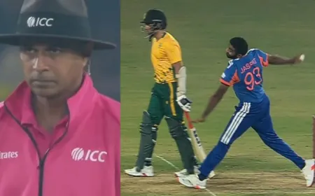 बुमराह के 100वें टी20 विकेट पर हुआ बवाल, थर्ड अंपायर के फैसले से हारी साउथ अफ्रीकी टीम?