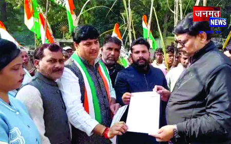 हरदोई में गन्ना किसानों की फर्जी सट्टा पर्चियों के खिलाफ कांग्रेस का प्रदर्शन, मुख्यमंत्री को भेजा ज्ञापन