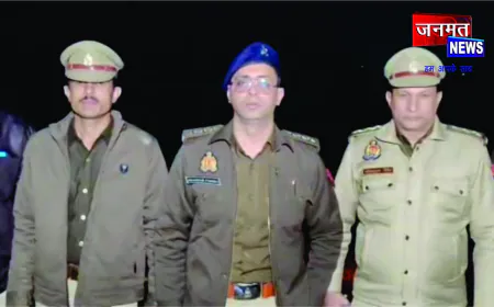 मंदिर से घन्टे चोरी करने वाले शातिर चोरों से पुलिस की मुठभेड़ में एक बदमाश घायल, दो गिरफ्तार