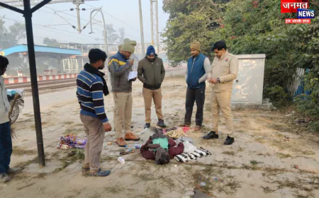 रायबरेली: हरचंदपुर रेलवे प्लेटफार्म पर मिला अज्ञात अधेड़ का शव, GRP कर रही है जांच
