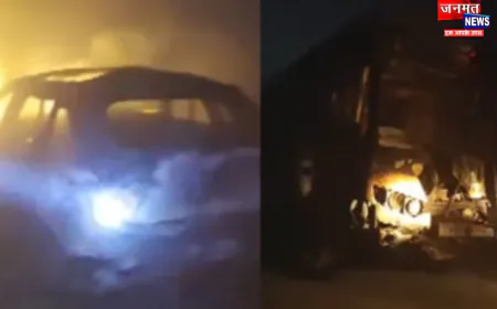 मथुरा: एक्सप्रेसवे पर कोहरे का कहर, टकराए वाहन; बसें जलकर खाक, छह की मौत 80 से ज्यादा घायल