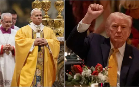 US से वेटिकन और यरुशलम तक क्रिसमस की धूम, पोप लियो XIV व राष्ट्रपति ट्रंप ने दिए संदेश