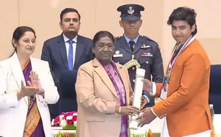 वैभव सूर्यवंशी ने बढ़ाया समस्तीपुर का मान, राष्ट्रपति ने राष्ट्रीय बाल पुरस्कार से किया सम्मानित