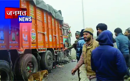 ट्रक-बोलोरो पिकअप की भिड़ंत में चालक व भैंस की मौत, दो घायल