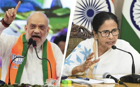 'भय और भ्रष्टाचार पश्चिम बंगाल की पहचान', ममता बनर्जी पर भड़के अमित शाह